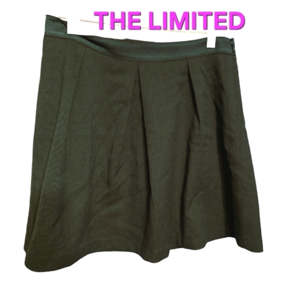 The Limited Green Flare Mini Women's Skirt
